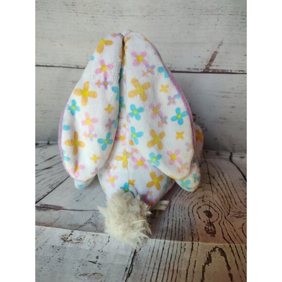 GANZ SPRING MEADOW BUNNY RABBIT EASTER Plush Blue Yellow Purple FLOWERS - Picture 5 of 7
